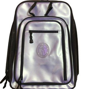 NWOT Purple Metallic School Bookbag Backpack Travel Bag American Girl